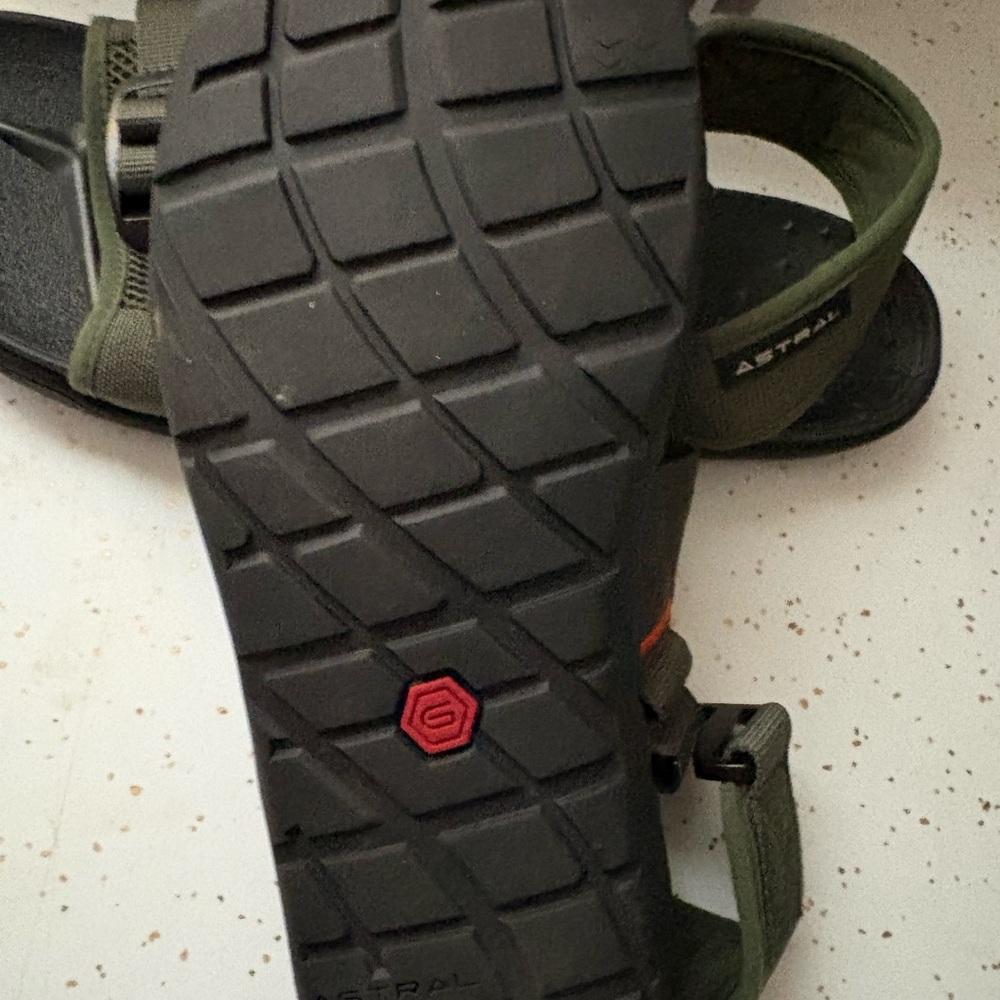 ASTRAL Olive Green Sandals for Men NWOT - Picture 4 of 5